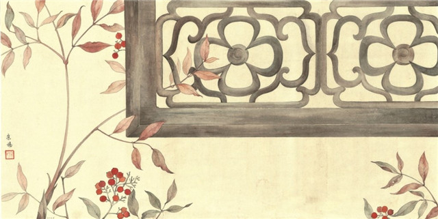 古典清雅宋扬国画植物家具工笔画（二）