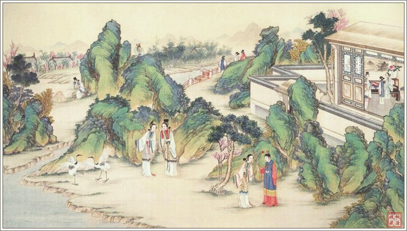 清代画家孙温绘画的全本红楼梦图(三)