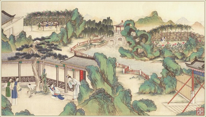 清代画家孙温绘画的全本红楼梦图(四)