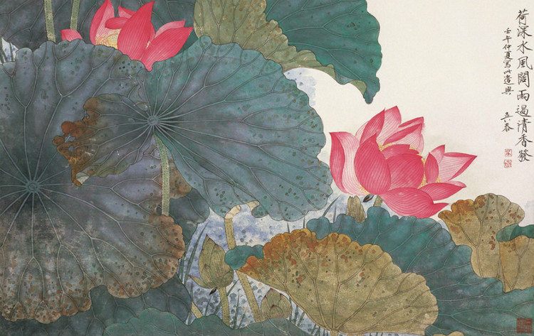 吴泰花鸟山水绘画作品欣赏