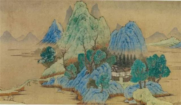 中国国画青山绿水欣赏