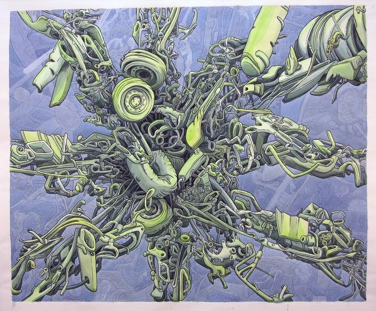 一组天马行空插画作品：看不一样的视觉世界!