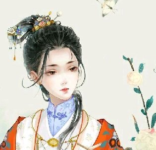 4款唯美古风图片：琴瑟曲中倦红妆