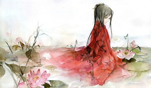 治愈系古风图片：如花美眷，似水流年