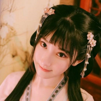 清新淡雅汉服闺蜜头像，唯美古风真人头像