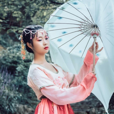 浮世年华少女头像，唯美古风真人头像