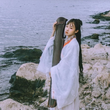 优雅白衣女子头像,唯美古风女子真人头像