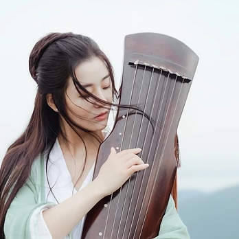 悠然唯美古风真人女子头像