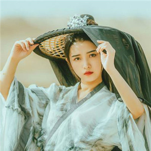 大漠孤烟古风女子真人头像,唯美女生qq头像