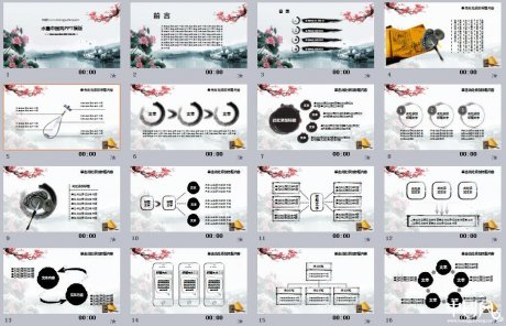 水墨中国风PPT模版