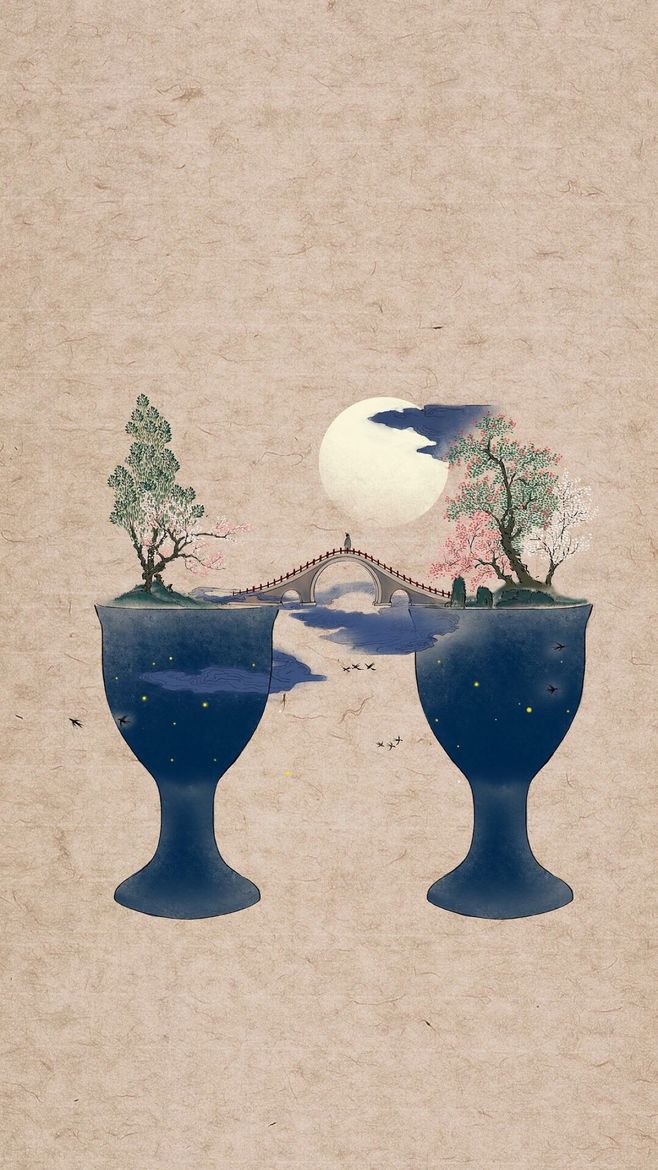 古风插画：古色古香
