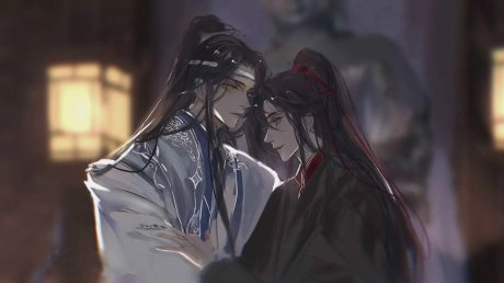 高清魔道祖师人物忘羡图片，魏无羡蓝忘机古风人物图集