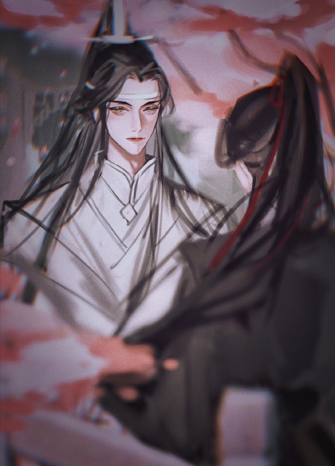 高清魔道祖师人物忘羡图片，魏无羡蓝忘机古风人物图集